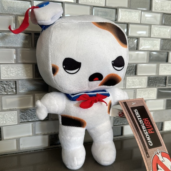 GHOSTBUSTERS Toasted Stay Puft Marshmallow Man Plush Doll Figure 10โ / BRAND NEW - Picture 3 of 14
